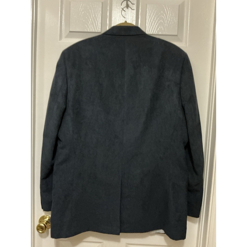 Lauren Ralph Lauren Men Sport Coat Jacket Blazer Dark Blue 44L NEW NO TAGS - Picture 2 of 6